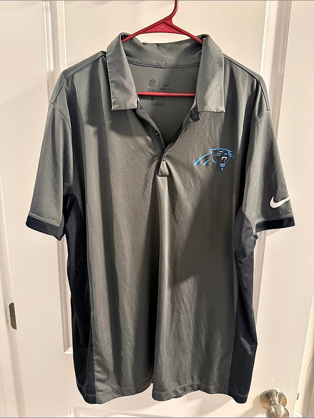 Nike Carolina Panthers Nike NFL On-Field Dri-FIT Polo NFL On-Field Dri-FIT Polo